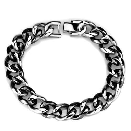 DSB W1000 - High Polished (No Plating) Stainless Steel Bracelet with Clasp