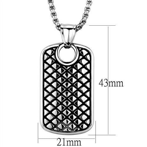 DSN TK1983 - High polished (No plating) Stainless Steel Necklace
