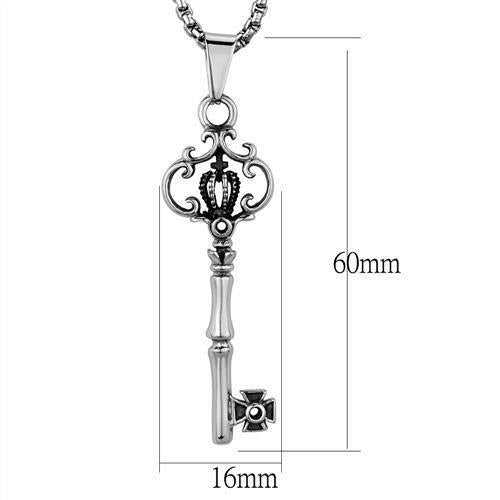 DSN 1988 - High polished (no plating) Stainless Steel Necklace