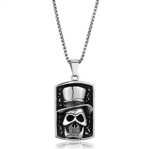 DSN TK1985 - High polished (no plating) Stainless Steel Necklace