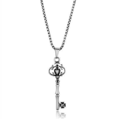 DSN 1988 - High polished (no plating) Stainless Steel Necklace