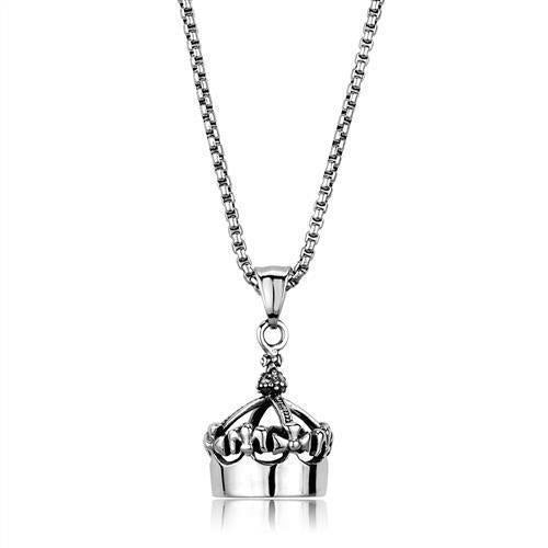 DSN TK1991 - High polished (No Plating) Stainless Steel Necklace