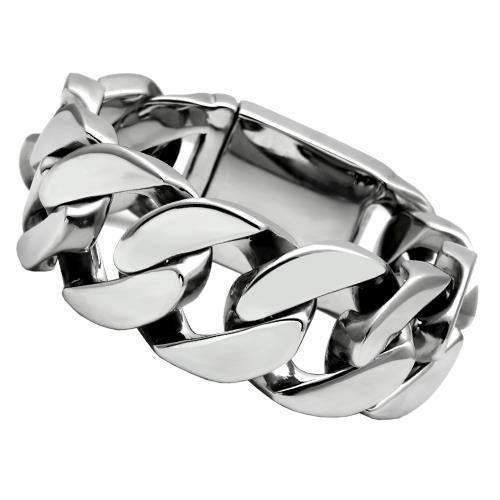 DSB 9338 - High Polished (No Plating) Stainless Steel Bracelet