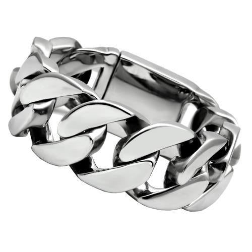 DSB 9338 - High Polished (No Plating) Stainless Steel Bracelet