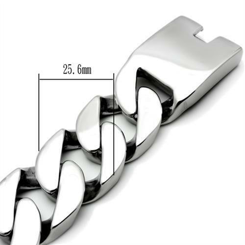 DSB 9338 - High Polished (No Plating) Stainless Steel Bracelet