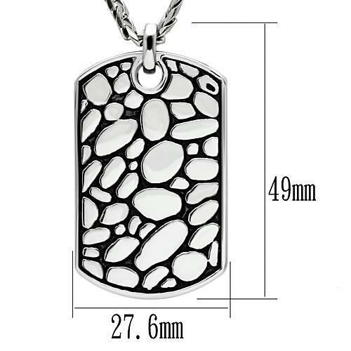 DSN TK556 - High polished (no plating) Stainless Steel Necklace