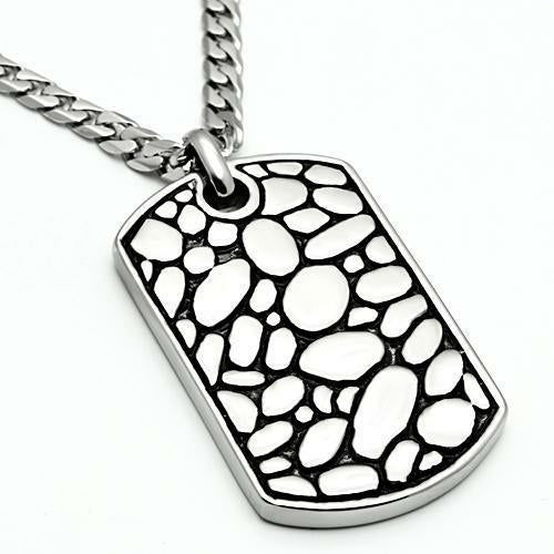 DSN TK556 - High polished (no plating) Stainless Steel Necklace